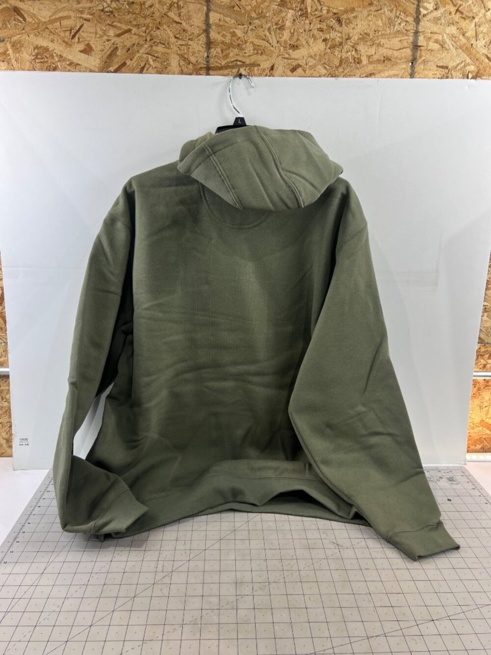 Men's Carhartt Rain Defender Loose Fit Midweight Graphic Hoodie XL Dusty Olive - Picture 6 of 7